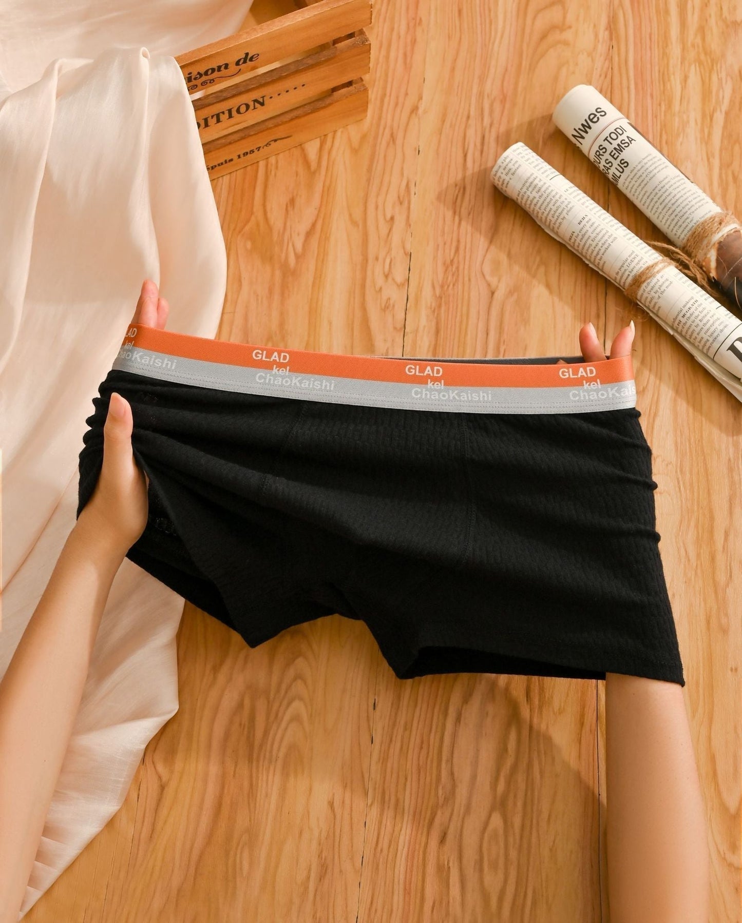 🔥Boxers de algodón para hombre, antibacterianos, transpirables, que absorben el sudor 💝-ES