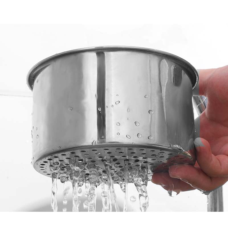 Cesta coladora de fregadero de acero inoxidable con forma de cisne-ES