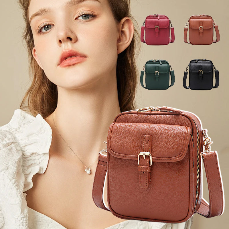 Bolso bandolera vintage de gran capacidad👜-ES