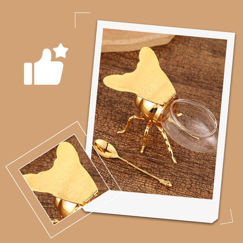 🍯Radoša retro medus burka bites formā-LV