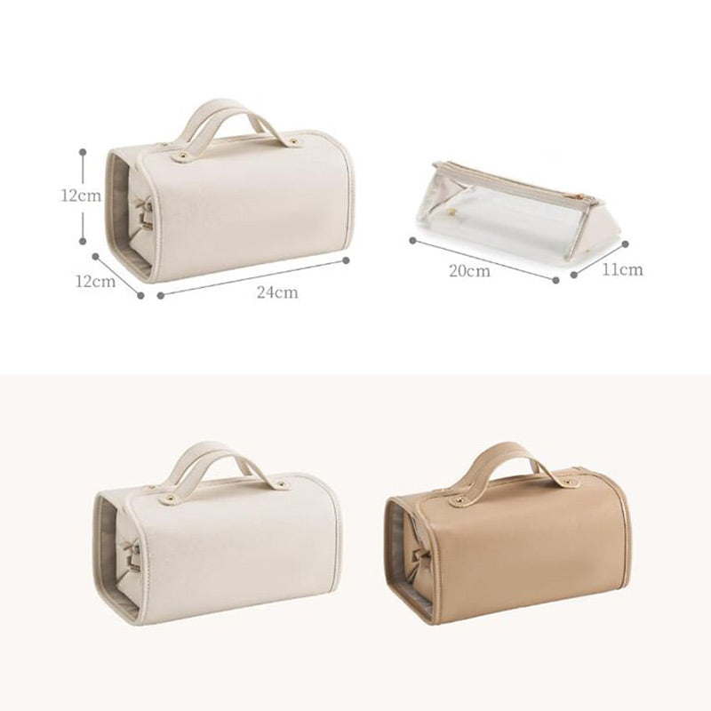 Bolsa de cosméticos portátil e impermeable-ES