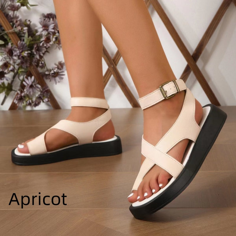 Sandalias de mujer con hebilla ajustable en el tobillo Crossover-ES