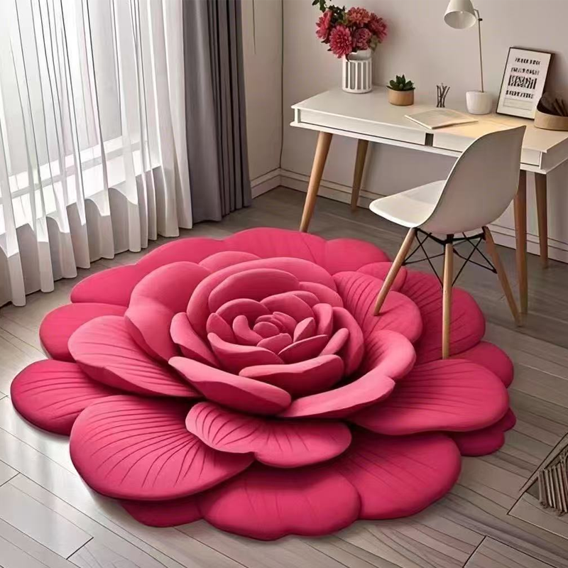 🔥 Καυτές εκπτώσεις🌺 Χαλάκι δαπέδου Floral Λούτρινο και Γη Διατόμων-GR