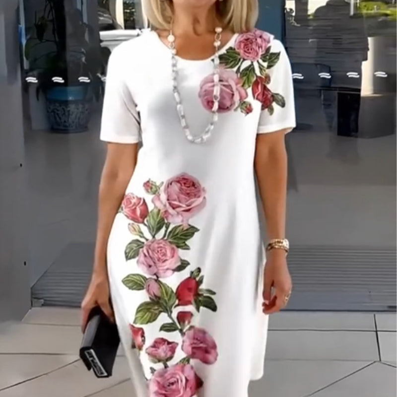🌹🌹Vestido ligero de verano con estampado 3D-ES