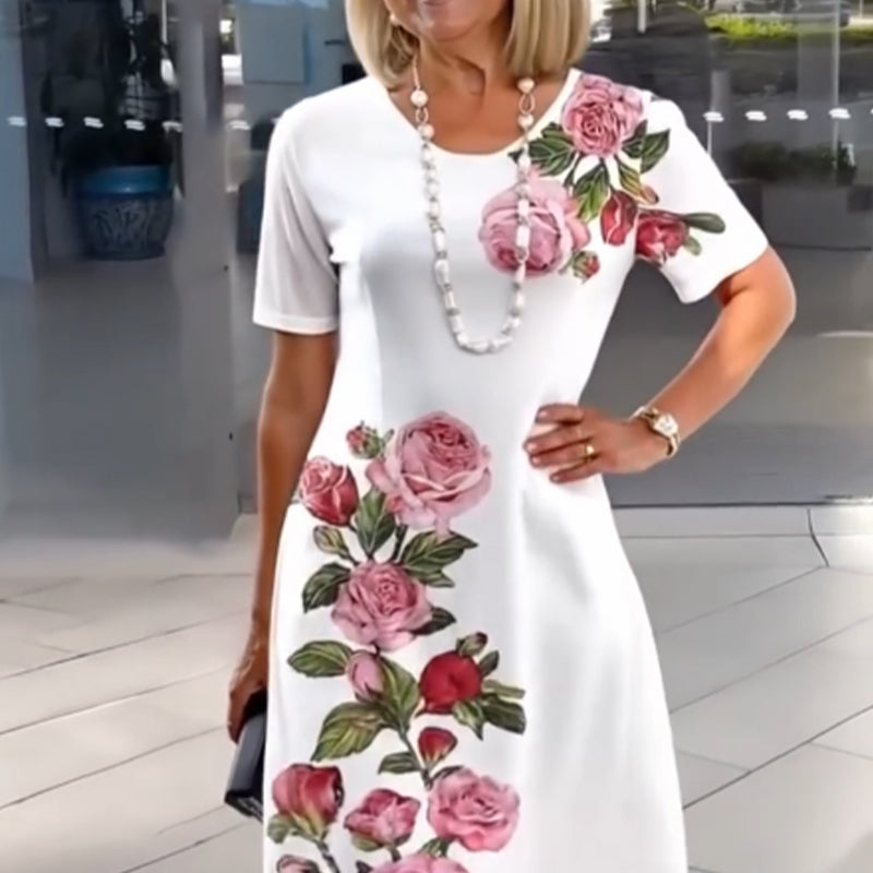🌹🌹Vestido ligero de verano con estampado 3D-ES