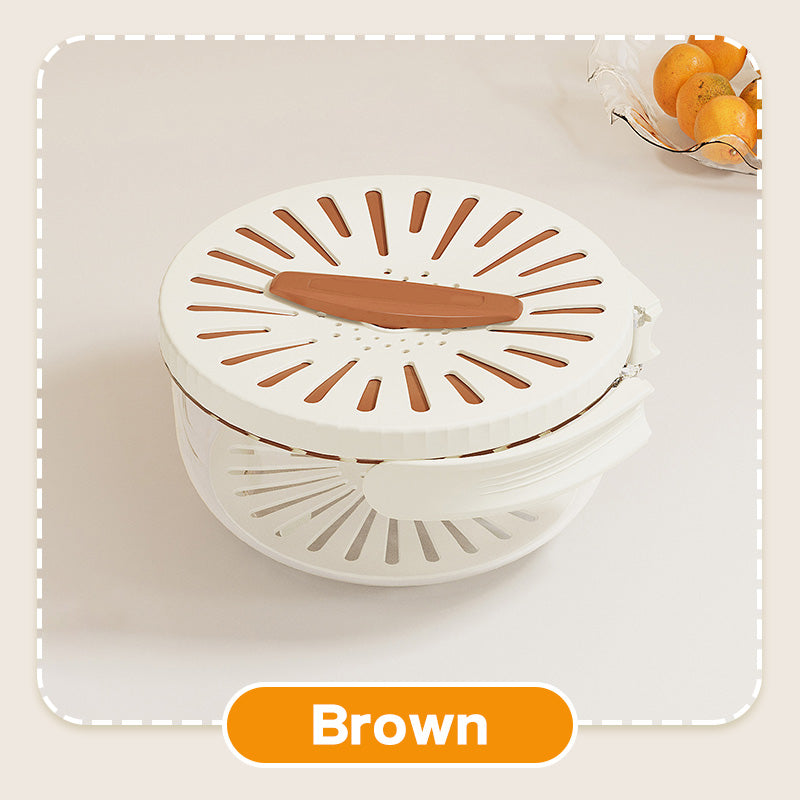 Cesta de drenaje universal con tapa🥗-ES