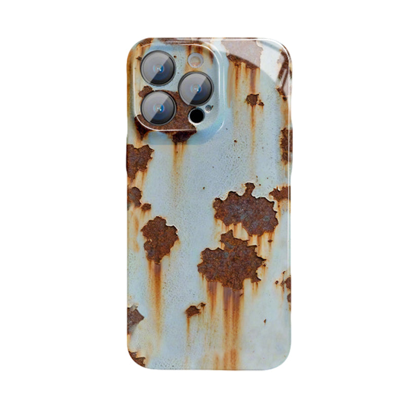 Vintage θήκη για iPhone από σκουριά-GR