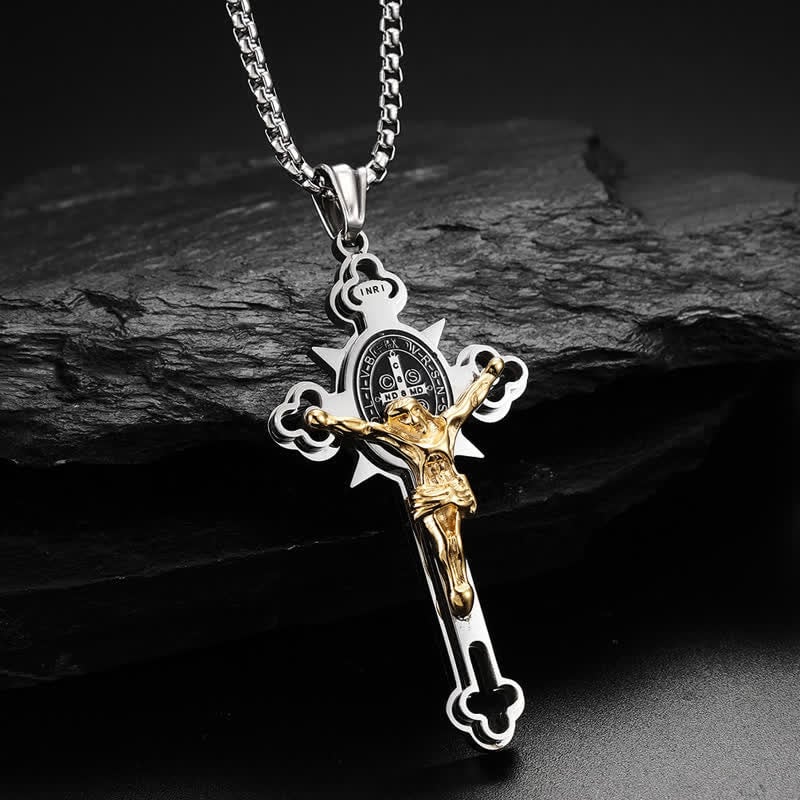 ✨Σταυρό μενταγιόν – 🙏Ευχές σε όσους το φορούν-GR