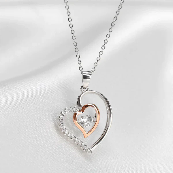 Conjunto de regalo de collar con colgante de corazón-ES