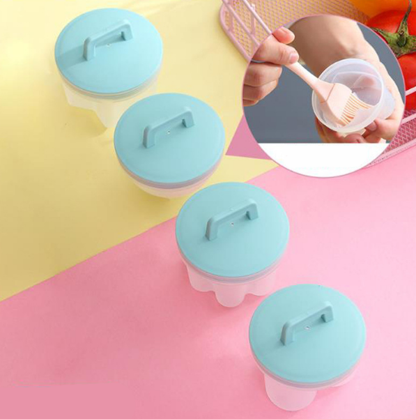 Adorable molde para huevos cocidos🥚🥚 4 piezas/juego con pincel-ES