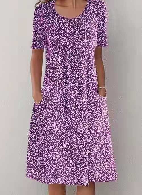 🎁2025 Hot New Year Sale🎁 Vestido casual de mujer con escote en punta (8 colores con bolsillos).