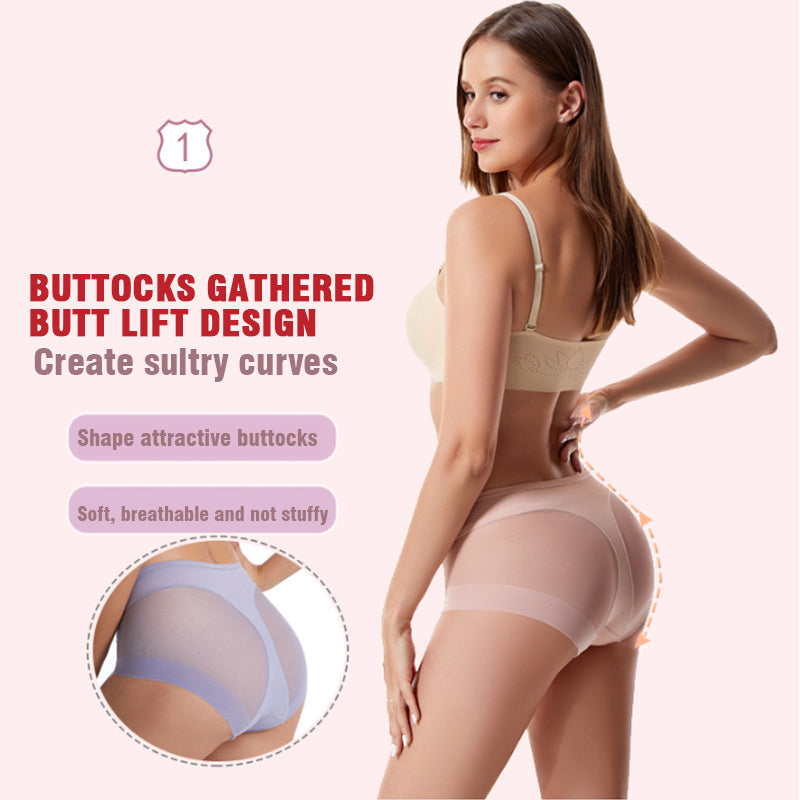 💞 Ledo šilko formuojančios kelnaitės su aukštu juosmeniu👙-LT