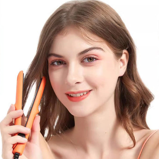 💟Mini lokšķēres un 2-in-1 matu taisnotājs matu taisnošanai✨-LV