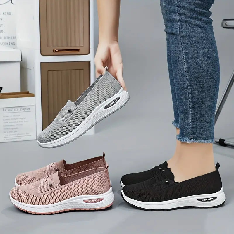 🔥Última venta 50% de descuento - zapatos para caminar cómodos, transpirables, antideslizantes y ortopédicos para mujer-ES
