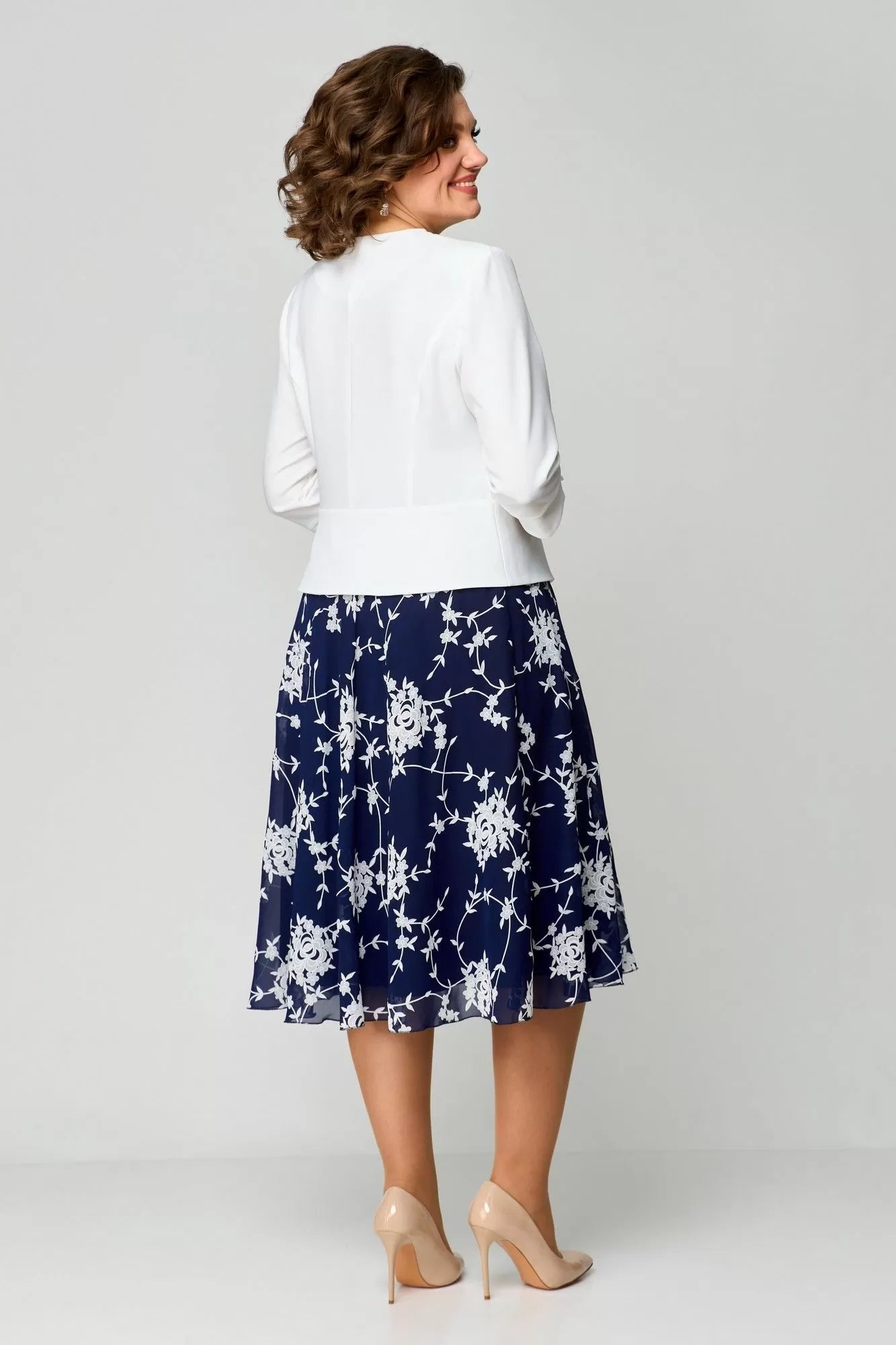 🔥【S-5XL】💃2025Vestido nuevo, tacto suave azul y blanco-ES