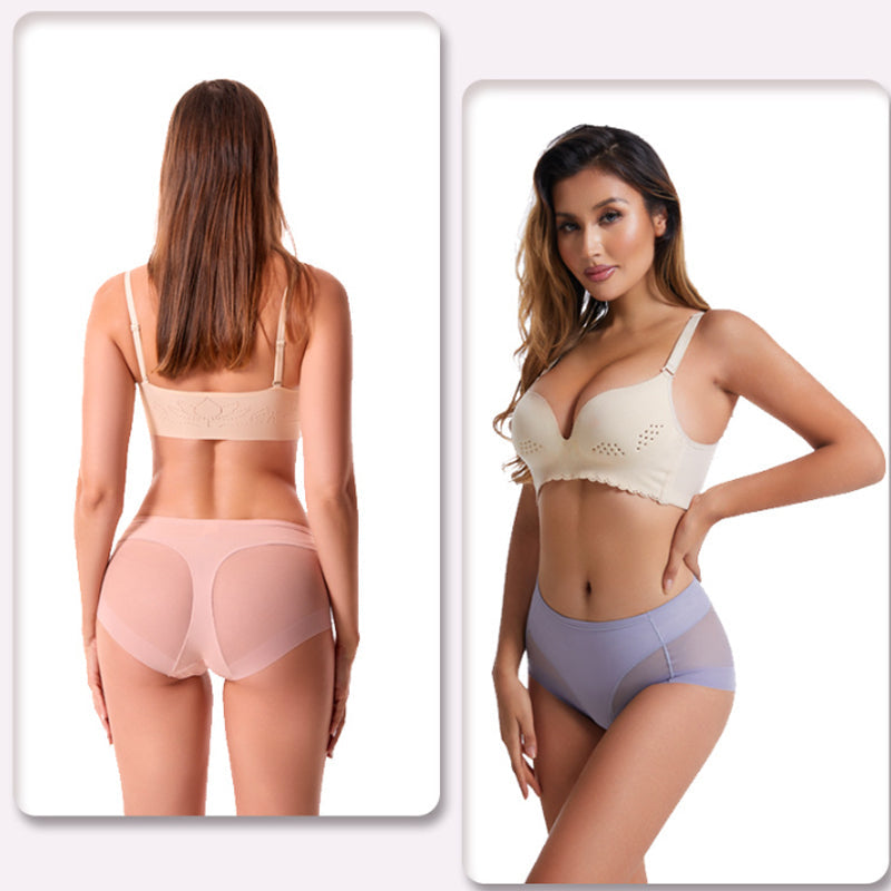 💞 Ledo šilko formuojančios kelnaitės su aukštu juosmeniu👙-LT