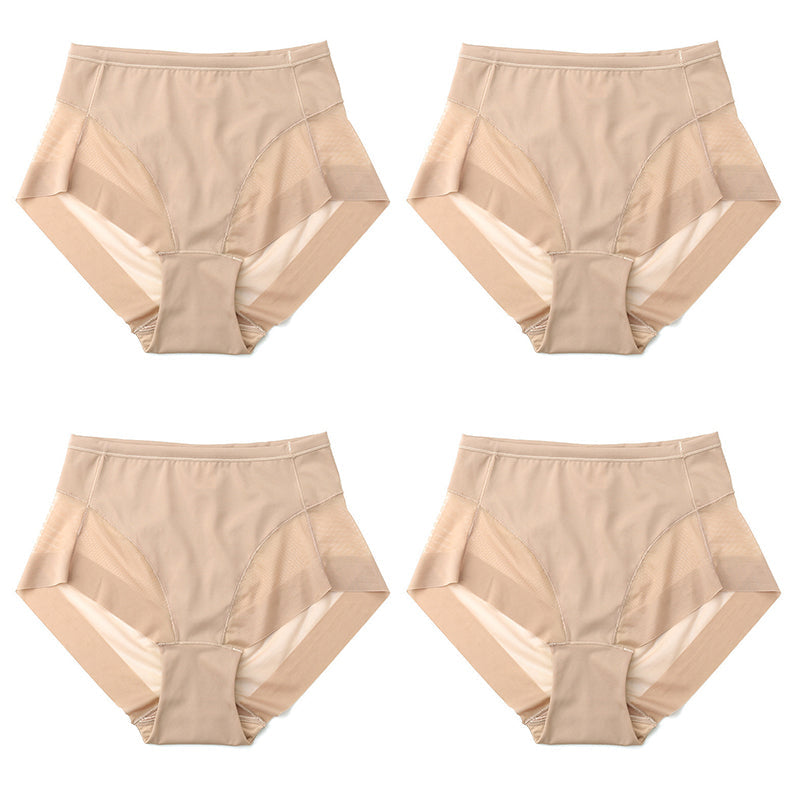 💞 Braguitas moldeadoras de seda Ice con cintura alta👙-ES