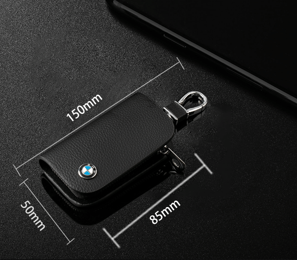 Funda de cuero para llaves de coche-ES