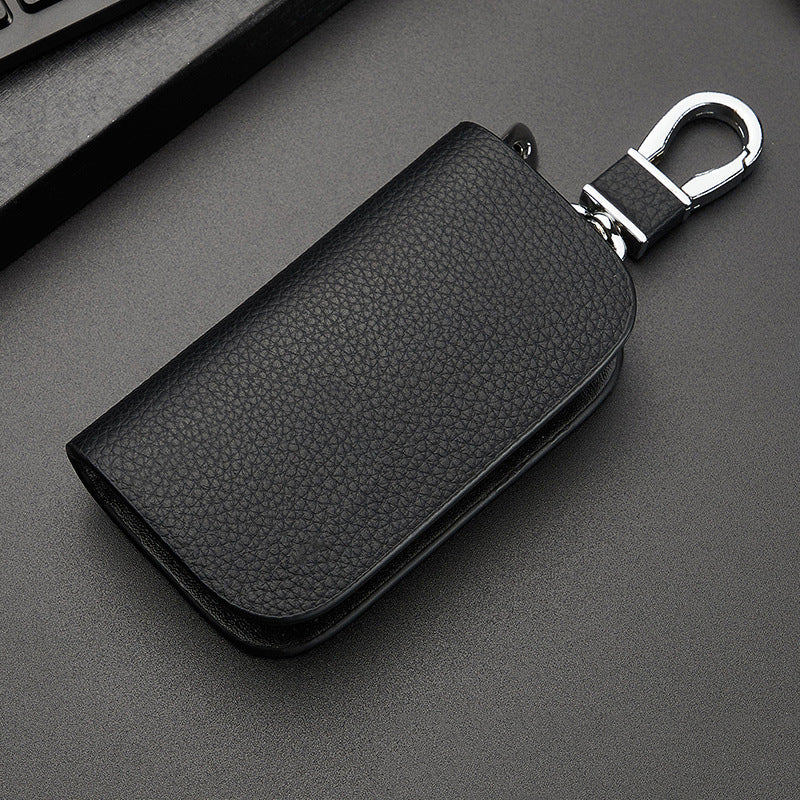 Funda de cuero para llaves de coche-ES