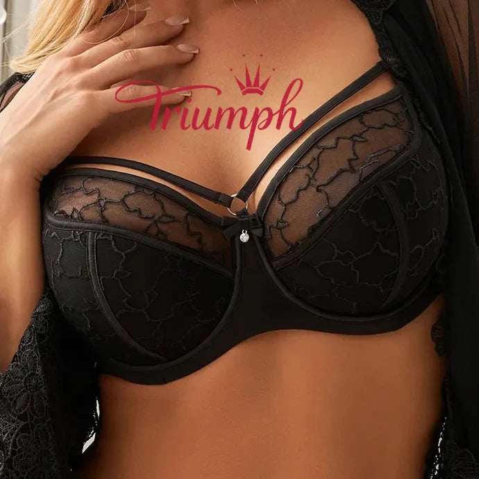 💖Σετ 3 τεμαχίων ✨Σουτιέν Comfort Plus Size χωρίς τιράντες-GR