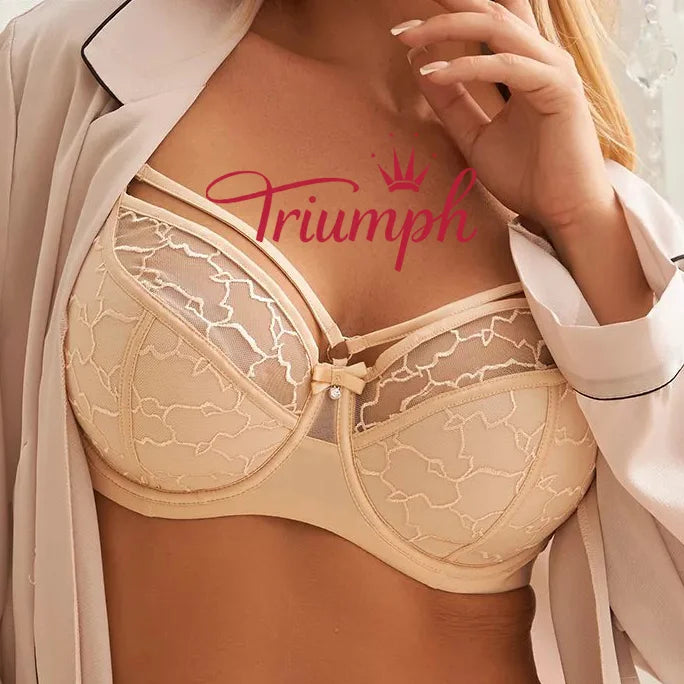 💖Σετ 3 τεμαχίων ✨Σουτιέν Comfort Plus Size χωρίς τιράντες-GR
