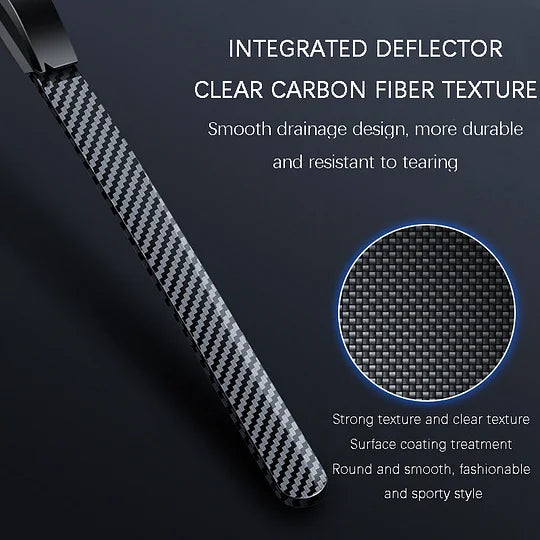 🌈 Escobillas limpiaparabrisas silenciosas sin hueso de fibra de carbono: haga que su viaje sea elegante, silencioso y cómodo!-ES