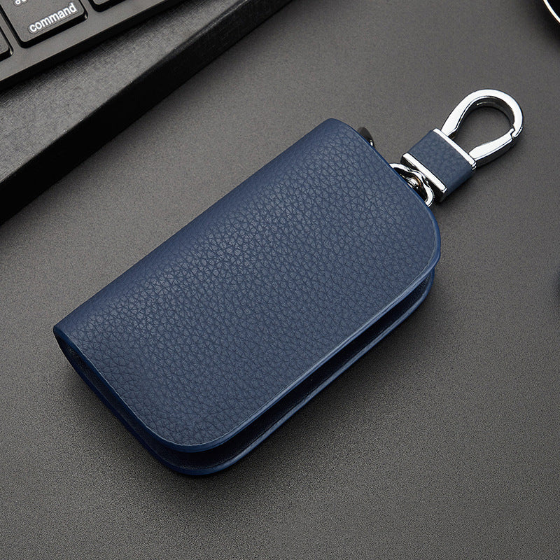 Funda de cuero para llaves de coche-ES