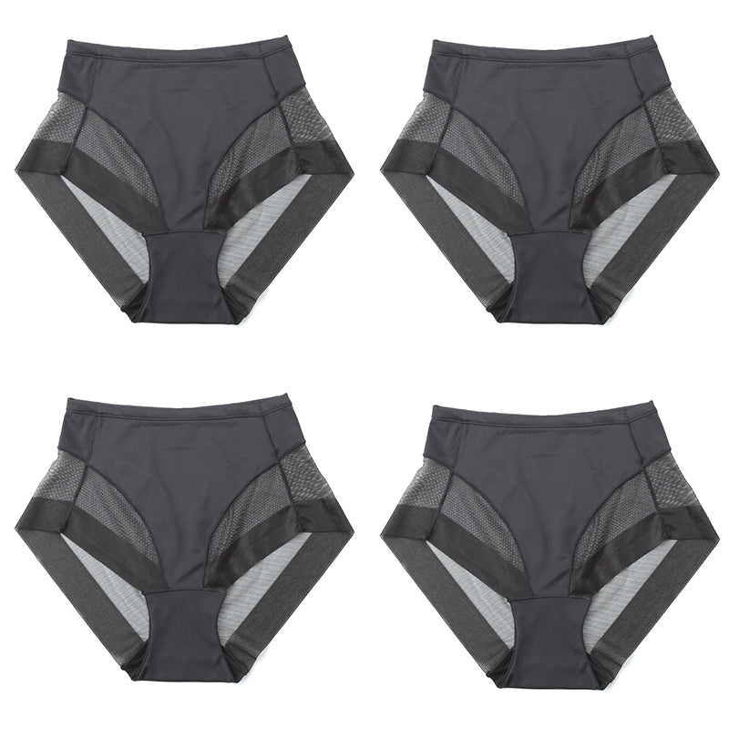 💞 Braguitas moldeadoras de seda Ice con cintura alta👙-ES