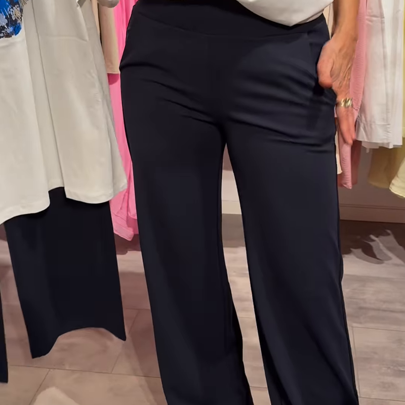 Conjunto de dos piezas para mujer con estampado, top y pantalón.-ES