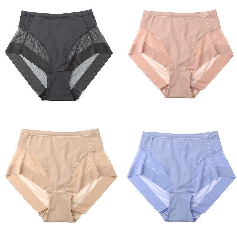 💞 Braguitas moldeadoras de seda Ice con cintura alta👙-ES