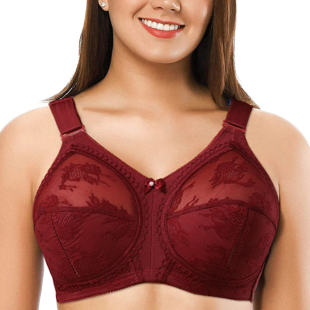 💖Σετ 4 τεμαχίων Triumph® ✨Διαφανές σουτιέν χωρίς αφρό για μεγάλο στήθος-GR