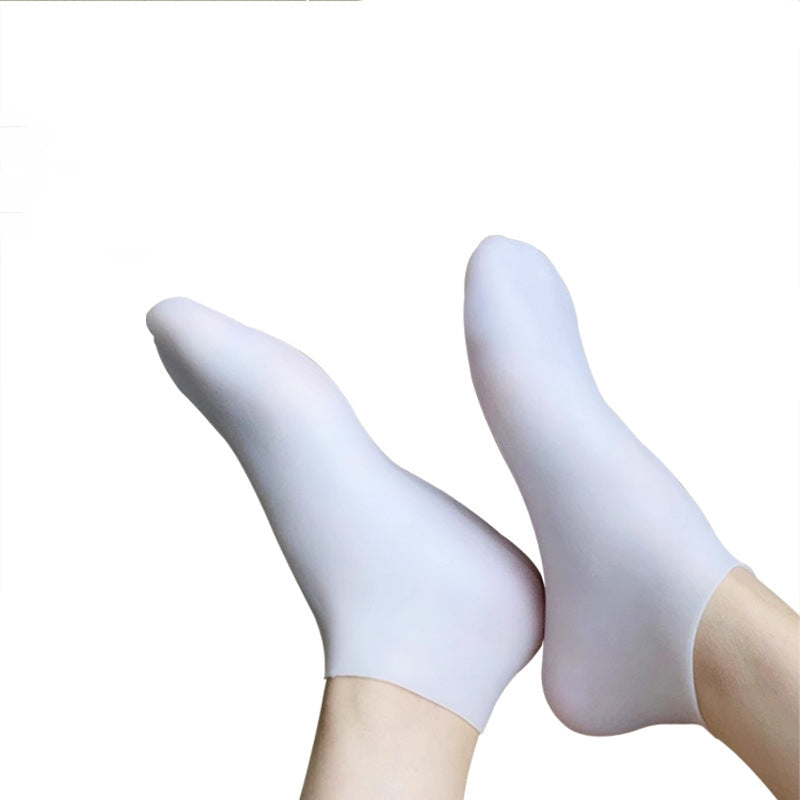 Calcetines exfoliantes de silicona hidratantes para el cuidado de los pies-ES
