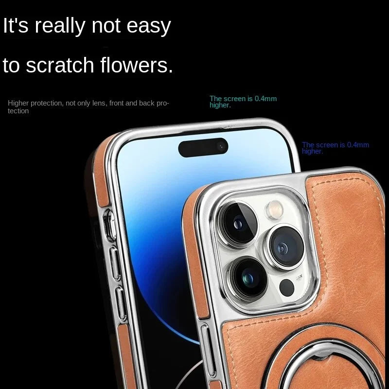 ✨2025 Nauji produktai📱Prabangus odinis nematomas stovas-LT