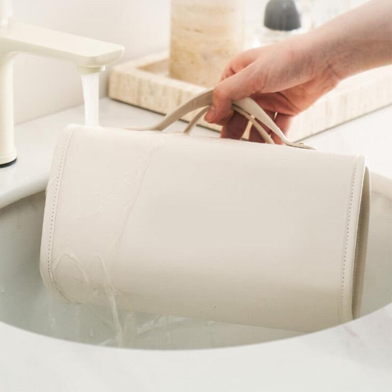 Bolsa de cosméticos portátil e impermeable-ES