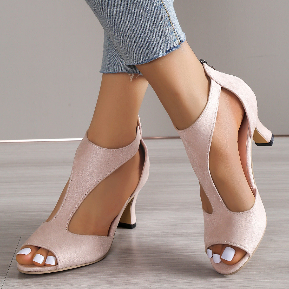 【🔥EU 35-43】👡2025 Nuevos zapatos de tacón alto romanos para mujer-ES