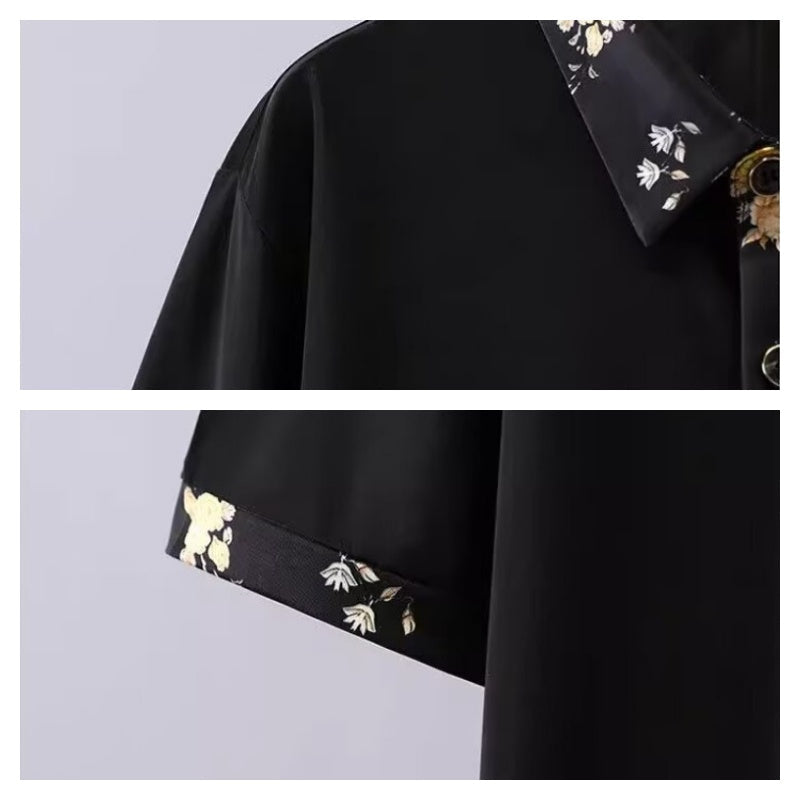 Camisa de manga corta para hombre con estampado-ES
